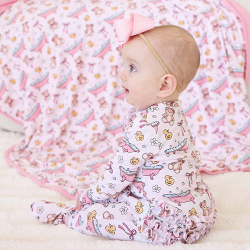 Girl Ruffle Zipper Footies | Best Sellers