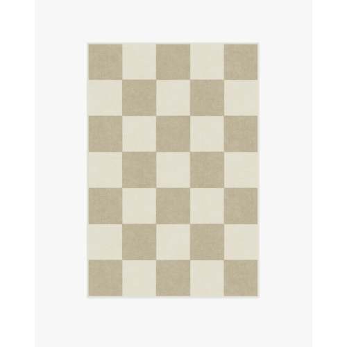 Jaque Checkered Stone Rug | Ruggable US