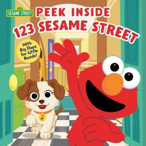Peek Inside 123 Sesame Street - by Mary Man-Kong (Board Book)