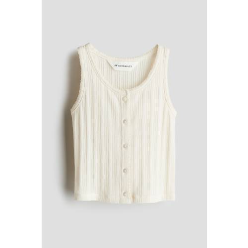 POINTELLE JERSEY VEST TOP