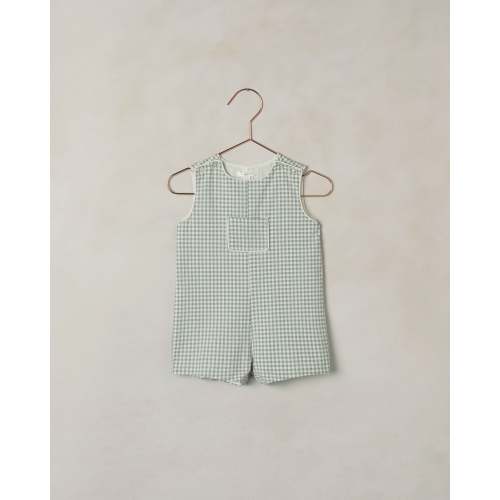 Georgie Romper Eucalyptus Check