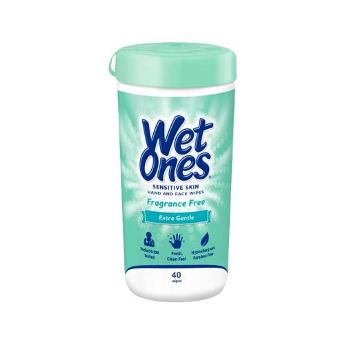 Wet Ones Sensitive Skin Hand Wipes Canister - Unscented - 40ct