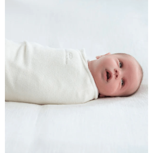 Cream Micro-Fleece Swaddle S | Newborn