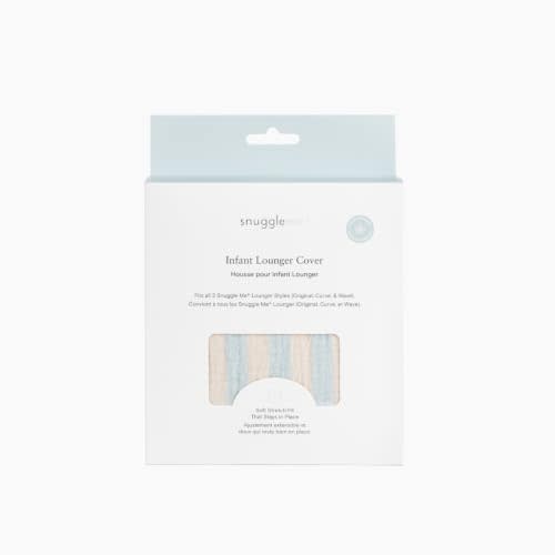 Snuggle Me Universal Lounger Cover 100% Organic Cotton Muslin - Bluebell