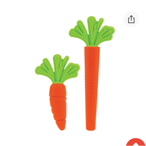 Carrot Teether Set (2 Pack)