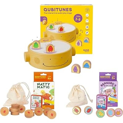Starter Set, Interactive Audio Play Stage, Bernard's Kitchen & Matty Matic, for Kids Ages 3+ | Create Music, Sound & Stories | Screen-Free Playtime for Boys & Girls