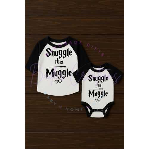 Snuggle This Muggle Shirt or Onesie | Wizard-Inspired Baby & Toddler Tee | Magical Baby Shower Gift