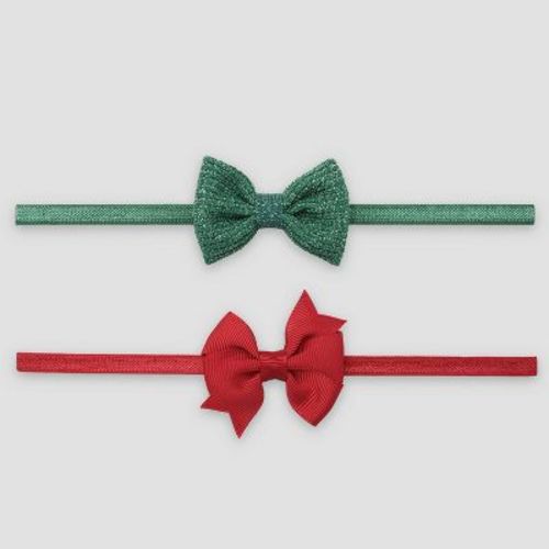 Carter's Just One You®&nbsp; Baby Girls' Christmas 2pc Headwrap - Red/Green 0-12M