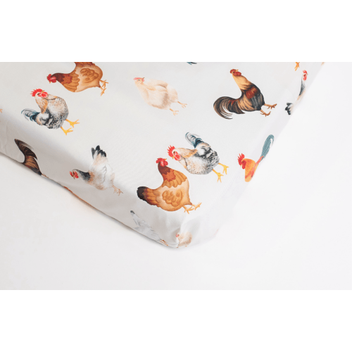Chicken Crib Sheet