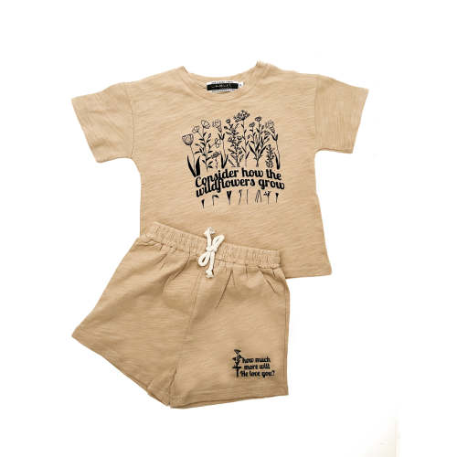 Consider The Wildflowers Shorts & Tee Set – AmorClothingCo.