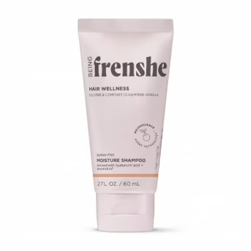 Being Frenshe Travel Size Moisture Shampoo with Hyaluronic Acid - Cashmere Vanilla - 2 oz