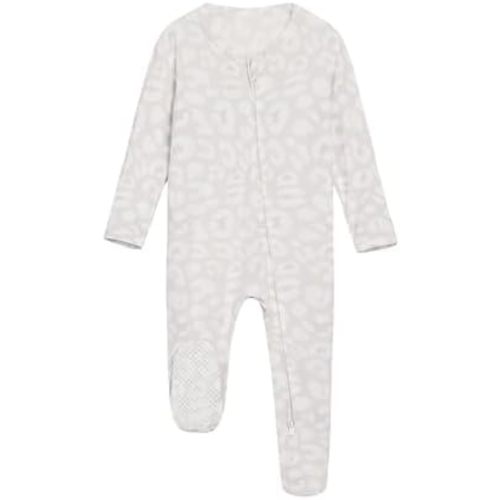 Baby Footie Romper Pajamas Unisex Newborn Infant Pjs Soft Rompers Viscose from Bamboo Sleepwear