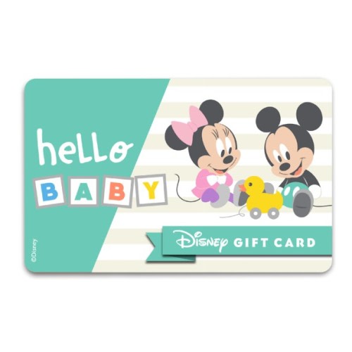 Digital Disney Gift Card – Mickey and Minnie Mouse Hello Baby | Disney Store