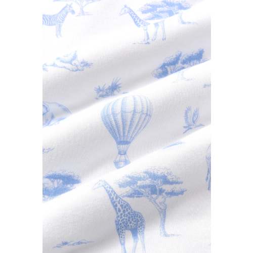 Swaddle Blanket in Toile Safari