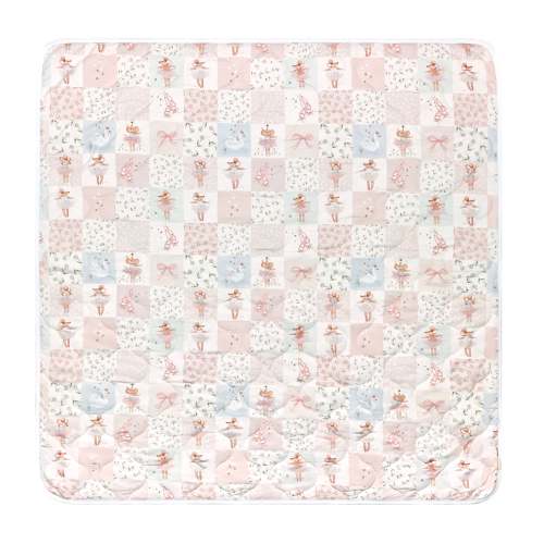 Penelope the Mouse Collection – Reversible Bamboo Quilted Blanket