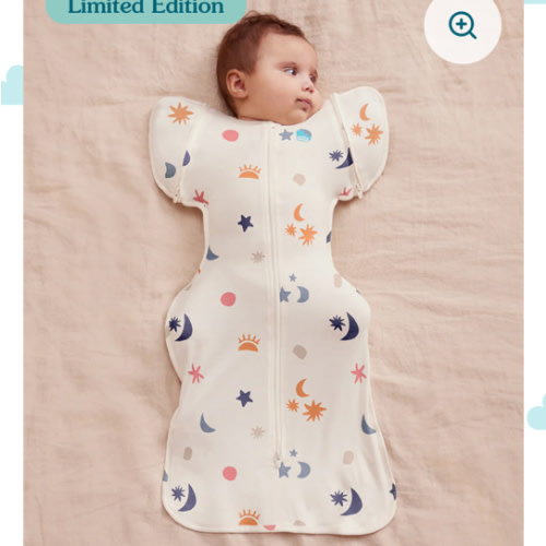 Swaddle Up™ Transition Bag 1.0 TOG Organic Cotton Buff Lunar – Love to Dream US