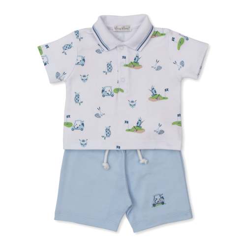 Golf Championship Blue Bermuda Set