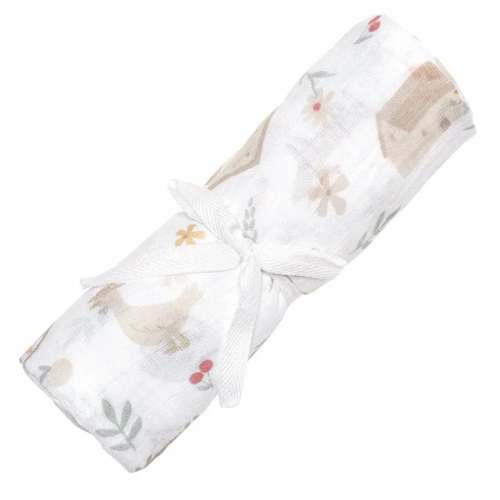 Cotton muslin blanket - Picnic| Perlimpinpin