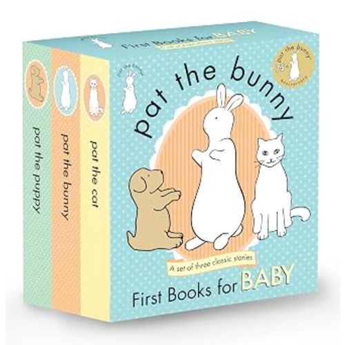 Pat the Bunny: First Books for Baby Boxed Set: Pat the Bunny; Pat the Puppy; Pat the Cat (3-Book Boxed Set) (Touch-and-Feel)