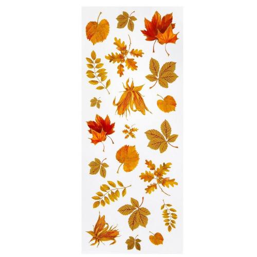 Autumn Leaves Foil Stickers