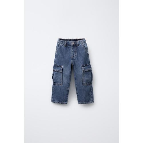 CARGO JEANS - Light blue | ZARA United States