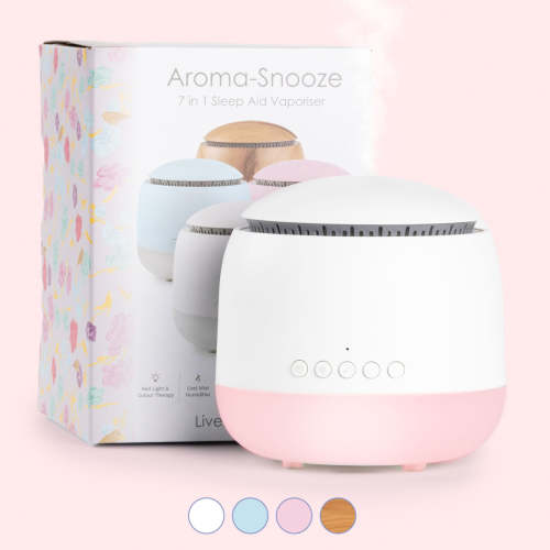 Aroma-Snooze 7 in 1 Sleep Aid Humidifier WHITE Aroma-Snooze
