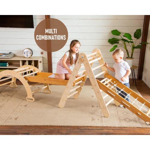 Gifts for kids 1 - 7 years old, Kids and baby, Toddler Climbing Triangle, Climbing Arch, Montessori climbing set Birthday Toddler gifts