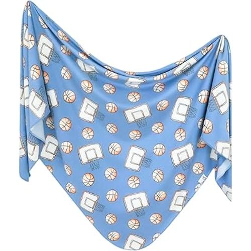 Copper Pearl Baby Swaddle Blanket - Premium Knit Baby Blanket, Large Soft Stretchy Receiving Blankets for Baby Boy and Girl, Swaddles for Newborn, Infant, and Toddler (Dunk)