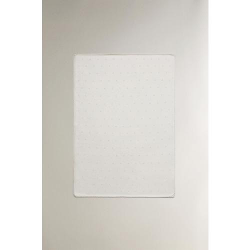 POINTELLE COTTON BABY BLANKET - Ecru | ZARA Canada