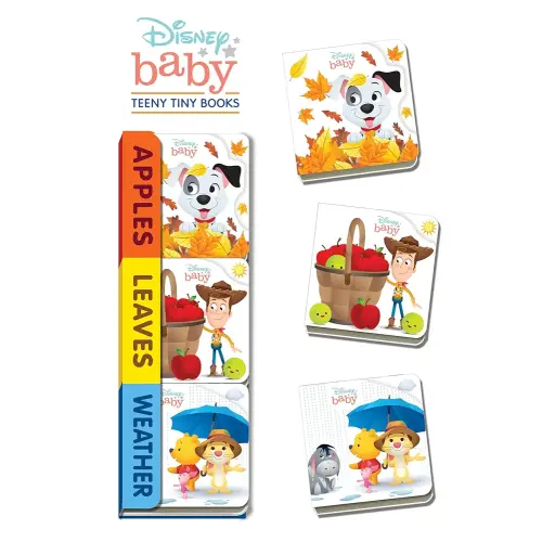Disney Baby: Apples, Leaves, Weather (Teeny Tiny Books)