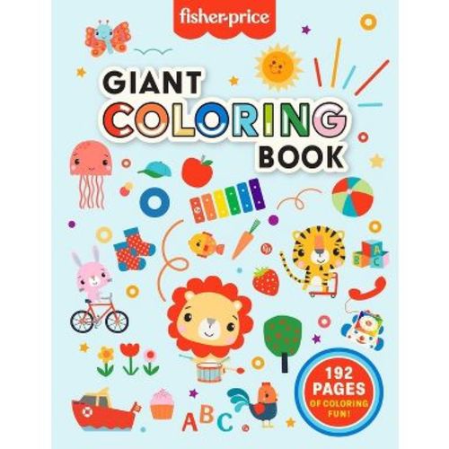 Fisher-Price: Giant Coloring Book - (Fisher Price) by Mattel (Paperback)