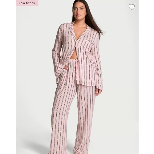 Modal Soft Long Pajama Set Large Regular