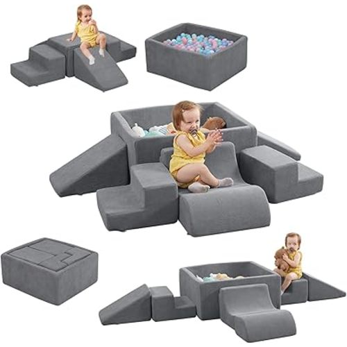 STAOLENE 6PCS Soft Foam Climbing Blocks for Toddlers