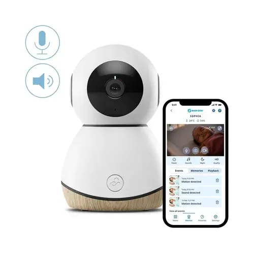 Maxi Cosi Connected Home Video Monitors - White | Baby Bunting AU