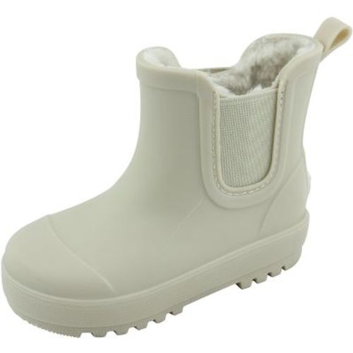 BEARPAW Toddler and Kids' Chelsea Rain Boots with Faux-Fur Lining