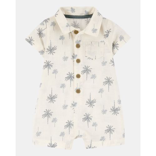 Baby Palm Tree Cotton Romper - Carter's | Carter's