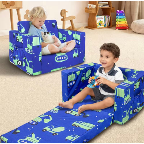2 in 1 kids sofa fold soft chair boys girls convertible - Temu
