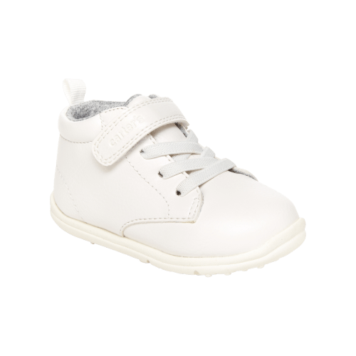 Every Step® First Walker High-Top Sneakers - White - Carter's | Carter's