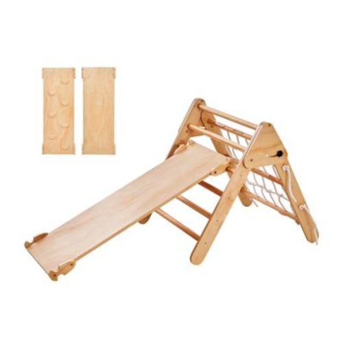 4-in-1 Wooden Montessori Climbing Toys Indoor