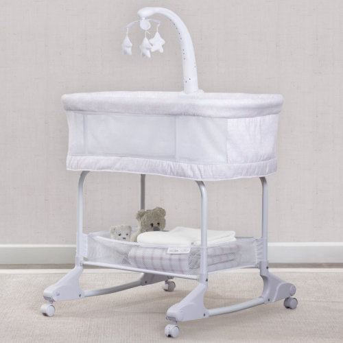 Delta Children Sleepcool Rocking Bassinet with Bedding & Reviews | Wayfair