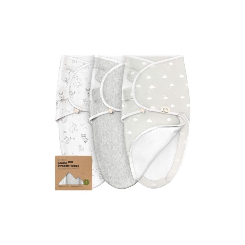 3-Pack Soothe Zippy Swaddle Wrap, Medium