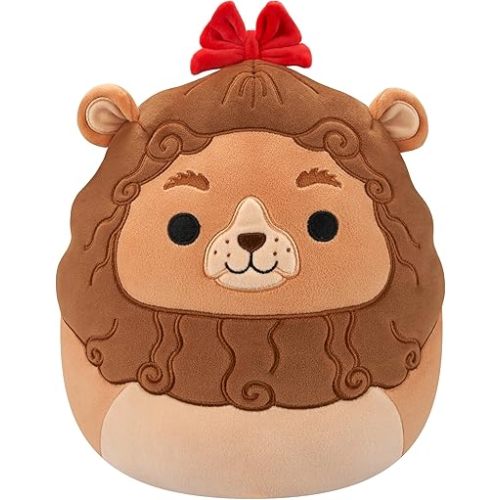 Squishmallows Original “The Wizard of Oz” 10-Inch The Cowardly Lion Plush - Ultrasoft Official Jazwares Plush (Medium-Sized)