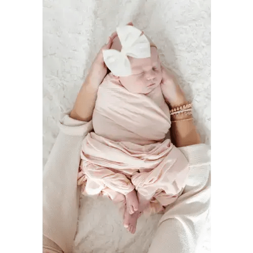 Rosie Ribbed Swaddle Blanket