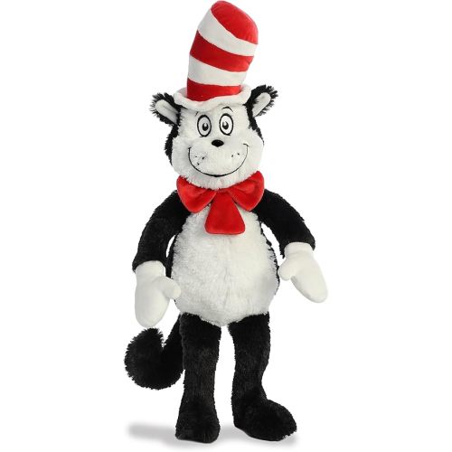 Aurora® Whimsical Dr. Seuss™ Cat in The Hat Stuffed Animal - Officially Licensed Plush for Imaginative Play - Perfect for Kids and Adults - Multicolor 18 Inches