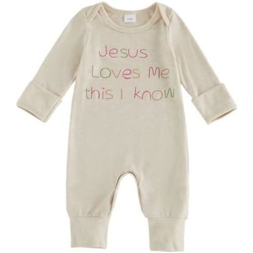 Newborn Coming Home Outfit Boy Girl Jumpsuit Romper with Mitten Cuff