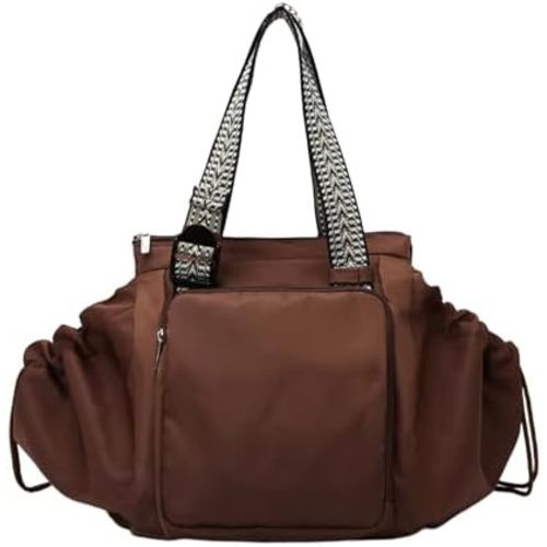 Multifunctional Travel Organizer Bag for Ladies - Doubles as a Stylish Backpack, Crossbody and Shoulder Bag, Boasts Great Storage Capacity (Dark Brown)