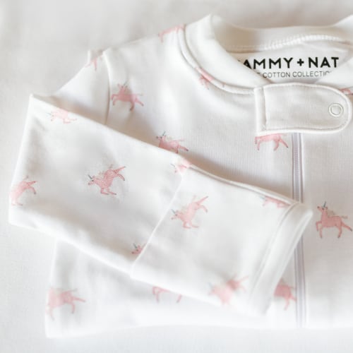 Unicorn in the Sky Zipper Romper