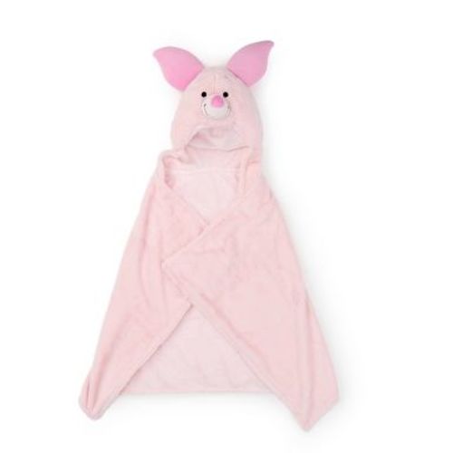 Winnie the Pooh Twin Piglet Kids' Hooded Bed Blanket Pink
