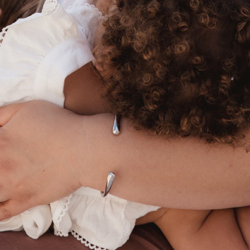 Silver Breastfeeding Bracelet