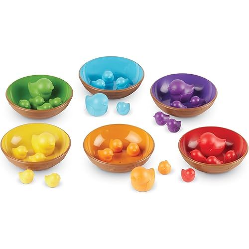 Learning Resources Birds in a Nest Sorting Set, Fine Motor Toy